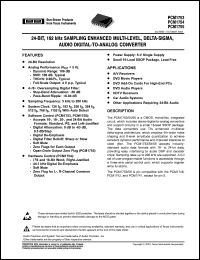 Click here to download PCM1754DBQ Datasheet