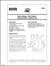 Click here to download 3584JM Datasheet