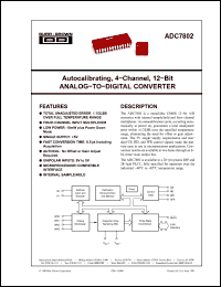 Click here to download ADC7802BP Datasheet