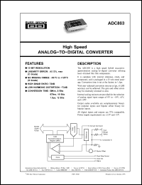 Click here to download ADC803 Datasheet