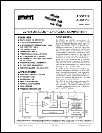 Click here to download ADS1212 Datasheet