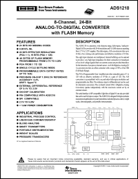 Click here to download ADS1218 Datasheet
