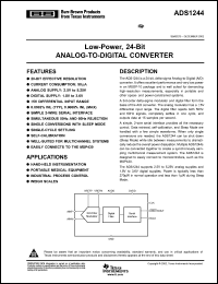 Click here to download ADS1244 Datasheet