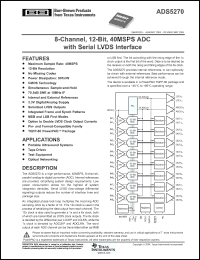 Click here to download ADS5270 Datasheet