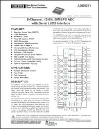 Click here to download ADS5271IPFPT Datasheet