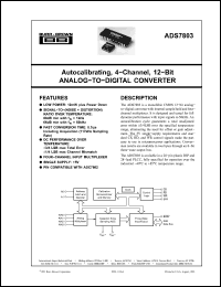 Click here to download ADS7803 Datasheet