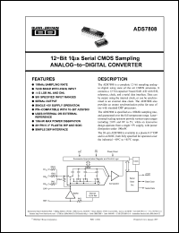 Click here to download ADS7808 Datasheet