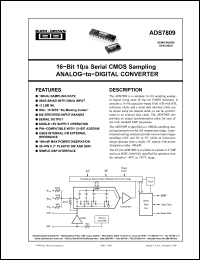 Click here to download ADS7809 Datasheet