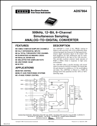 Click here to download ADS7864YB/250 Datasheet