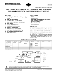 Click here to download ADS8406IPFFBR Datasheet