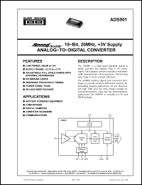 Click here to download ADS901 Datasheet