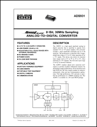 Click here to download ADS931 Datasheet