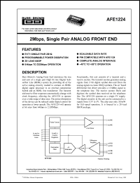 Click here to download AFE1224 Datasheet