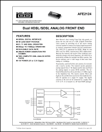 Click here to download AFE2124 Datasheet
