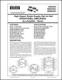Click here to download OPA353NA Datasheet