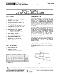 Click here to download OPA355 Datasheet