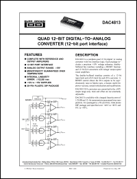 Click here to download DAC4813 Datasheet