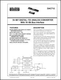 Click here to download DAC712 Datasheet