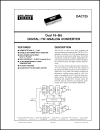 Click here to download DAC725 Datasheet