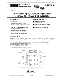 Click here to download DAC7616EB Datasheet