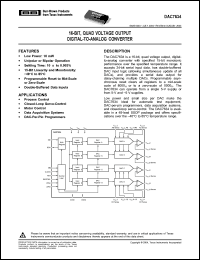 Click here to download DAC7634EB Datasheet