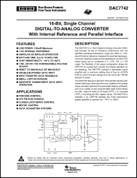 Click here to download DAC7742 Datasheet