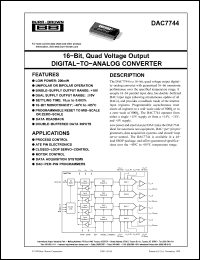 Click here to download DAC7744 Datasheet