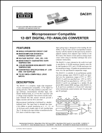 Click here to download DAC811SH Datasheet