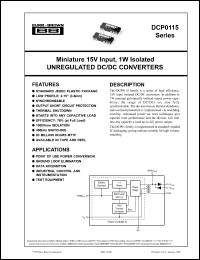 Click here to download DCP0115 Datasheet