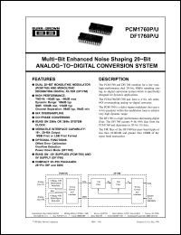 Click here to download PCM1760 Datasheet