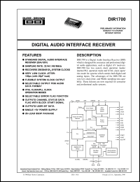 Click here to download DIR1700 Datasheet