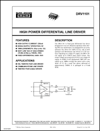 Click here to download DRV1101 Datasheet