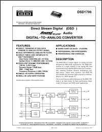 Click here to download DSD1700 Datasheet