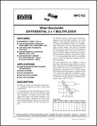 Click here to download MPC102 Datasheet