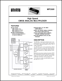 Click here to download MPC800 Datasheet