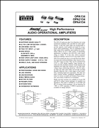 Click here to download OPA4134 Datasheet