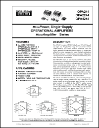 Click here to download OPA2244 Datasheet