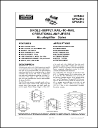 Click here to download OPA4340EA Datasheet