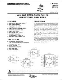 Click here to download OPA2705PA Datasheet
