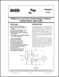 Click here to download OPA4650 Datasheet