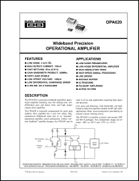 Click here to download OPA620 Datasheet