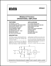 Click here to download OPA621KP Datasheet