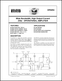 Click here to download OPA654 Datasheet