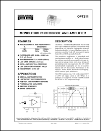 Click here to download OPT211 Datasheet