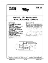 Click here to download PCM58 Datasheet