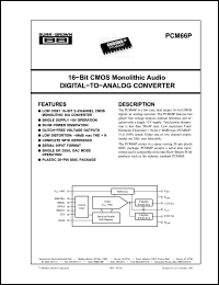 Click here to download PCM66 Datasheet