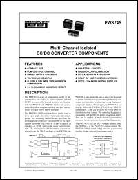 Click here to download PWS745 Datasheet