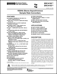 Click here to download SRC4193 Datasheet