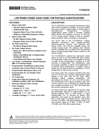 Click here to download TLV320AIC32IRHBR Datasheet