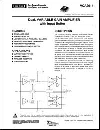 Click here to download VCA2614 Datasheet